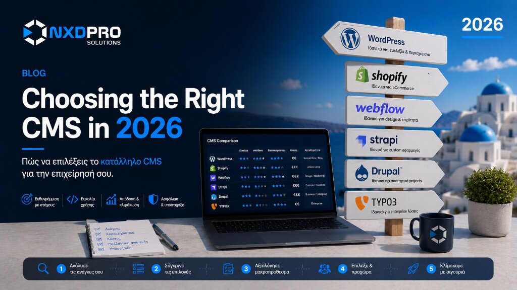 Επιλέγοντας CMS το 2026: WordPress vs Statamic vs Sanity vs custom