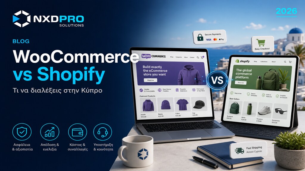 WooCommerce vs Shopify: τι να διαλέξεις στην Κύπρο;