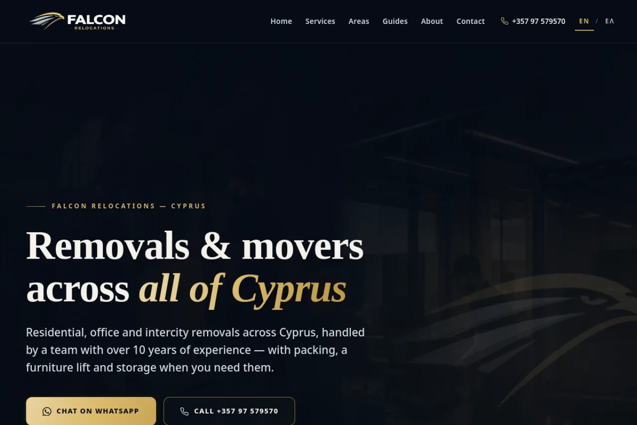 Falcon Relocations — Μετακομίσεις
